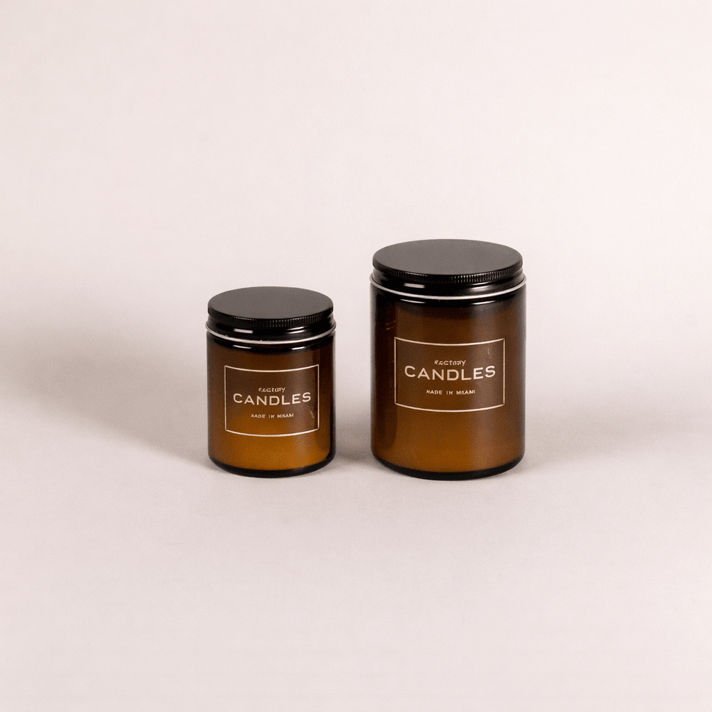 Jerry Jar Candles with Lid handcrafted decorative candles by Cabana Miami
