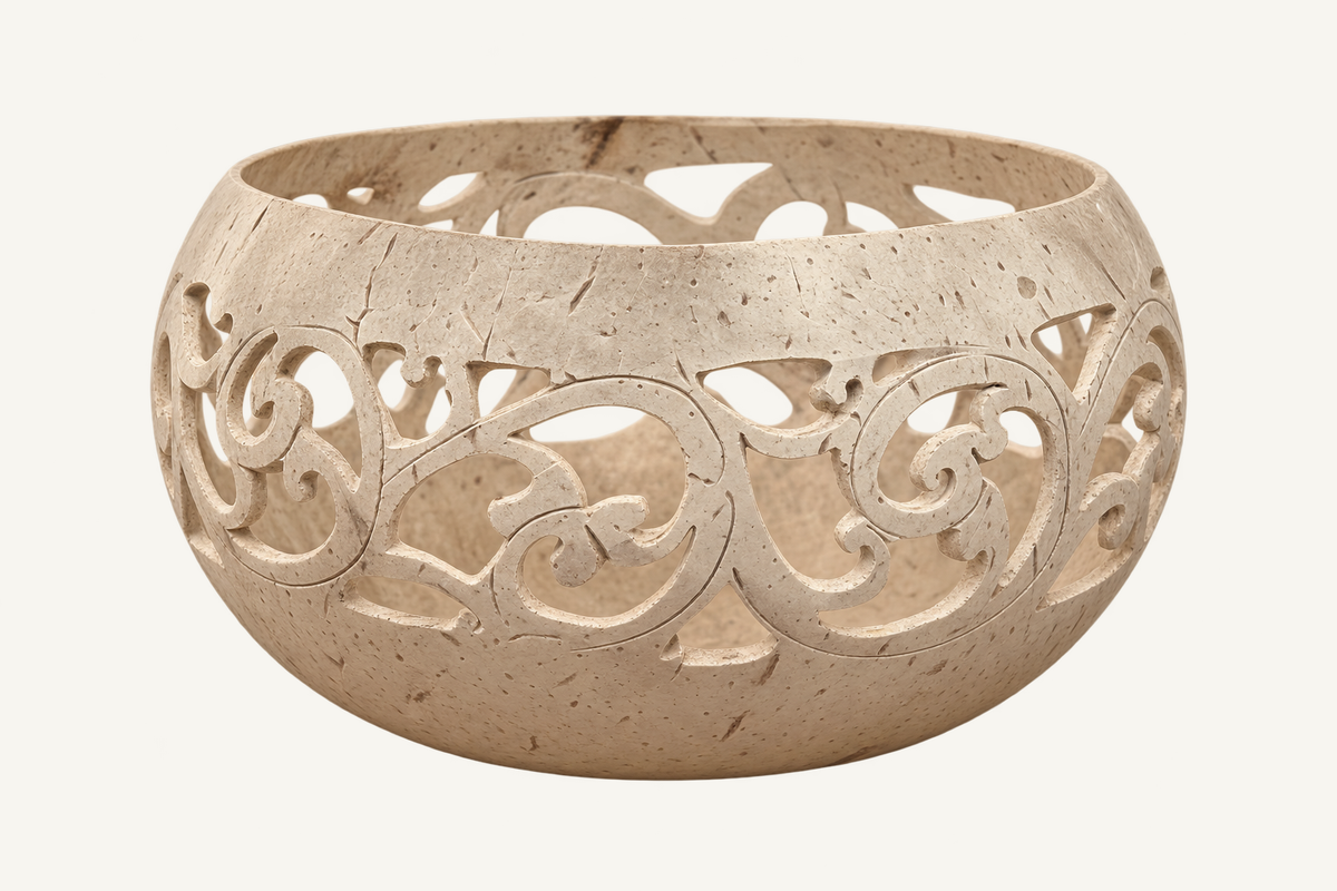 Jungle Weave Coconut Dish, alternate view