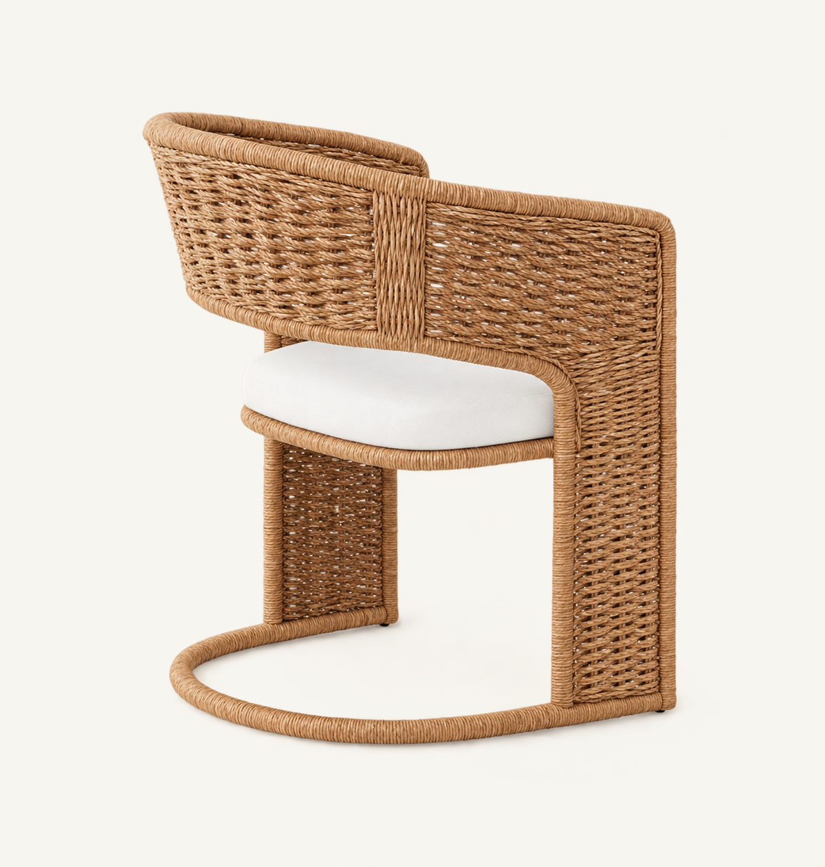Kora Woven Dining Chair, view 3
