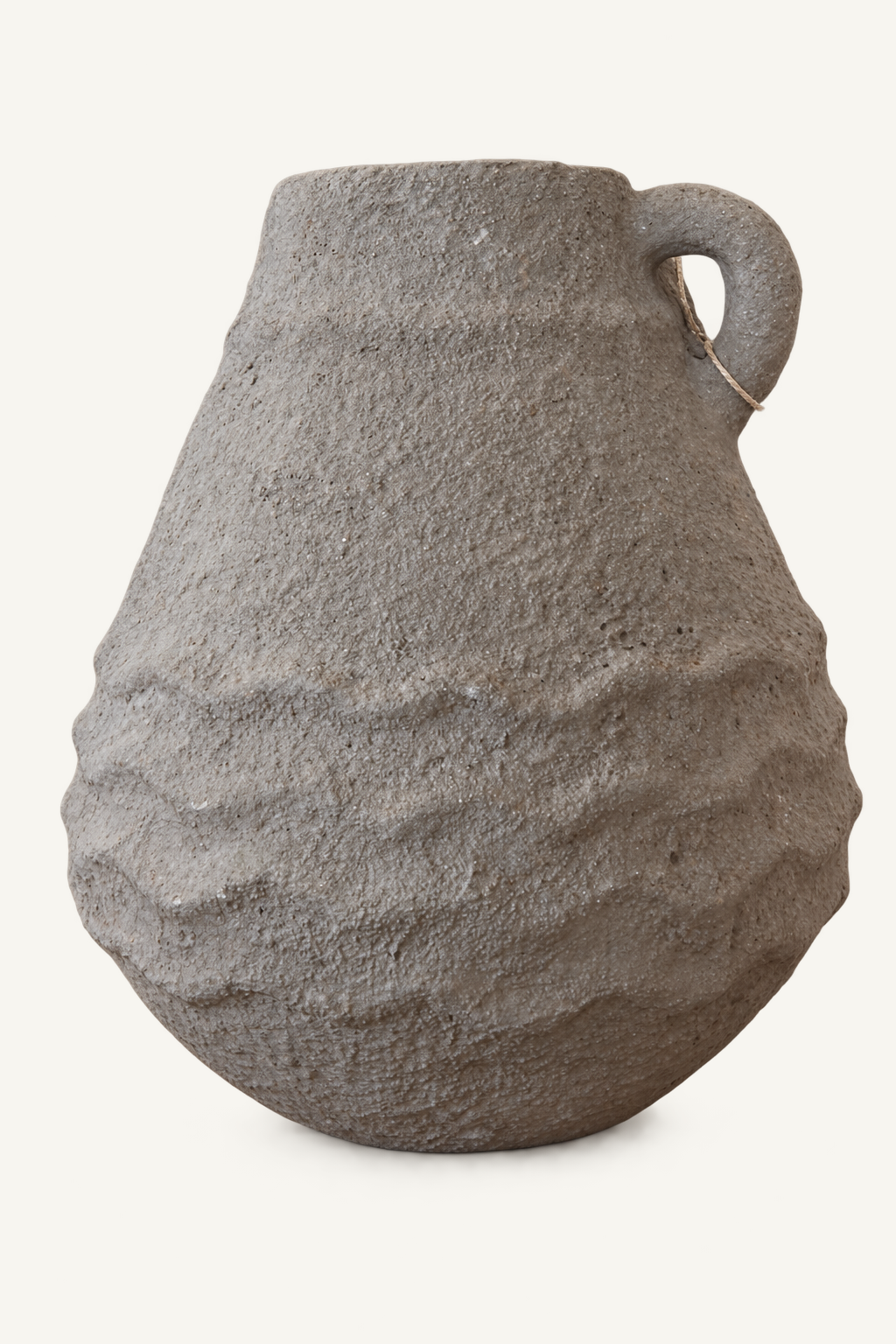 Mediterranean Clay Urn, front view