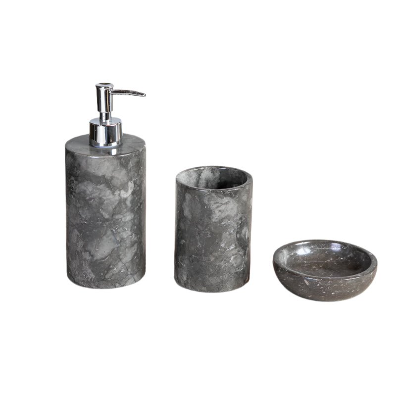 Obsidian Bathroom Accessories Set by Cabana Miami