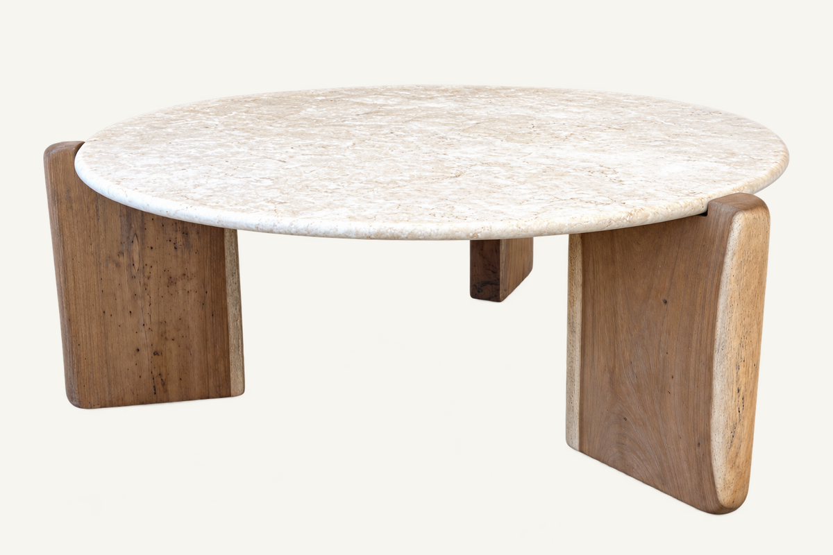 Palermo Marble Coffee Table, front view