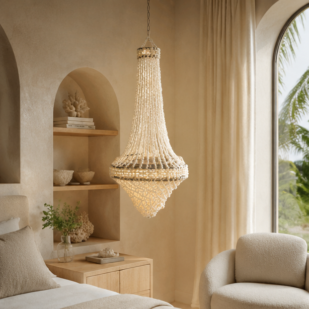Paloma Shell Pendant - 27.6": image 1