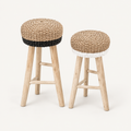 Pandanus rope stools in counter and bar heights