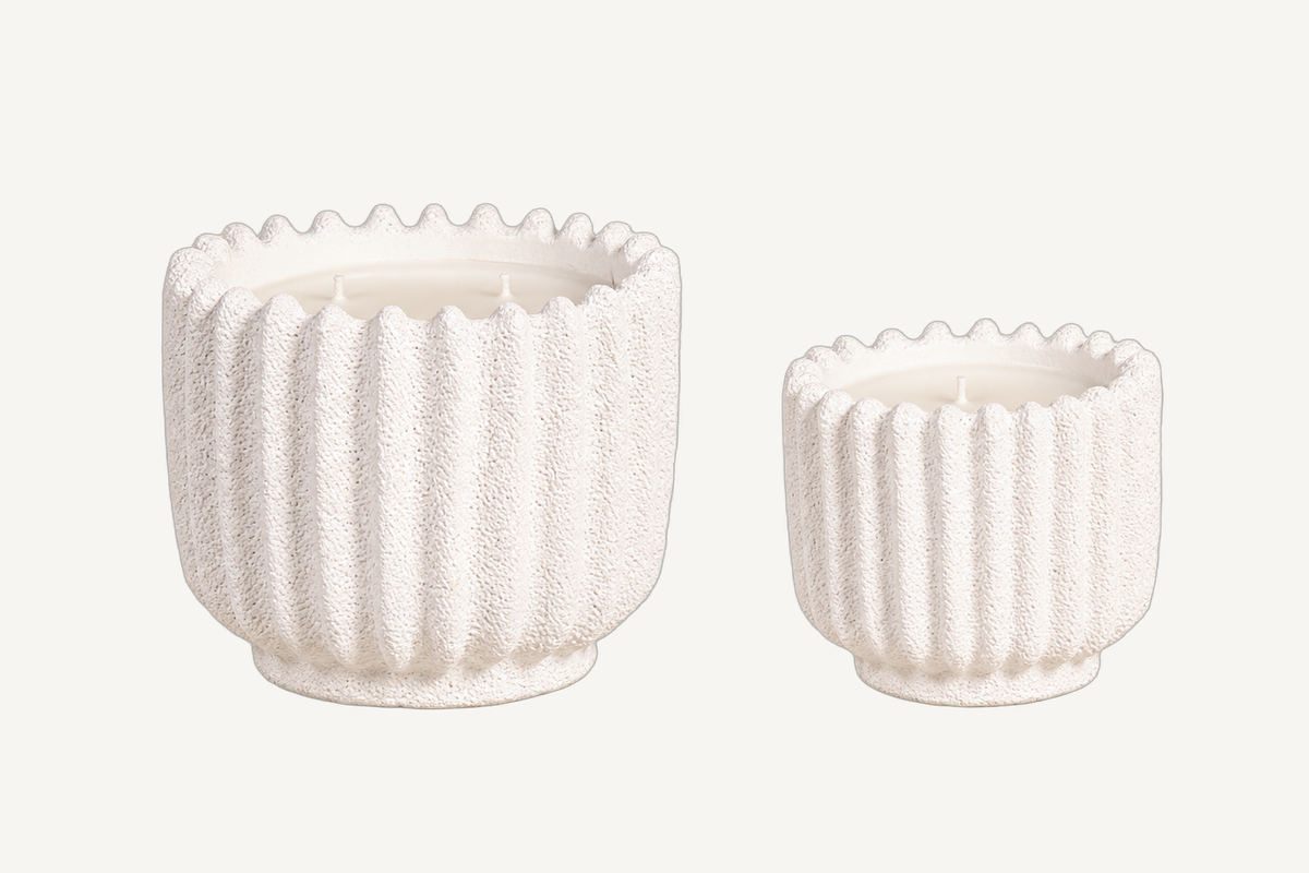pharos scented candles main on Cabana off-white background