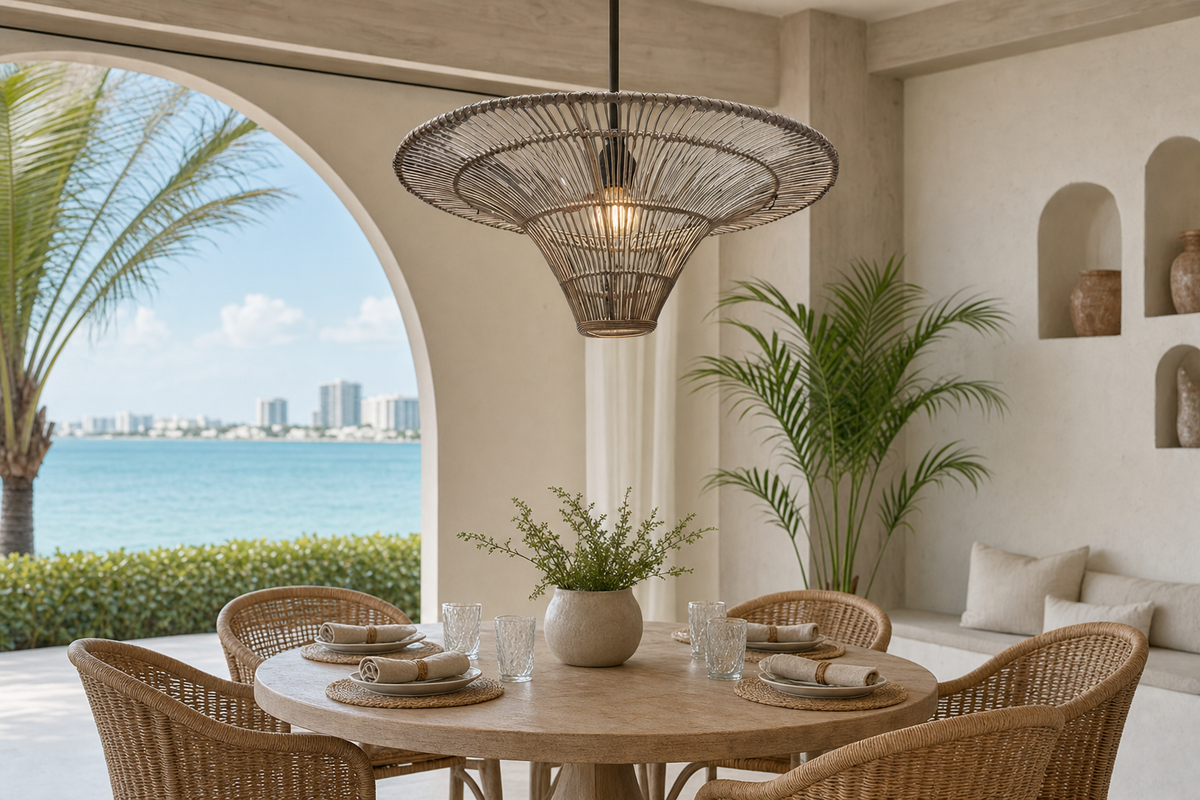 Rattan Lampshade River Model: image 1