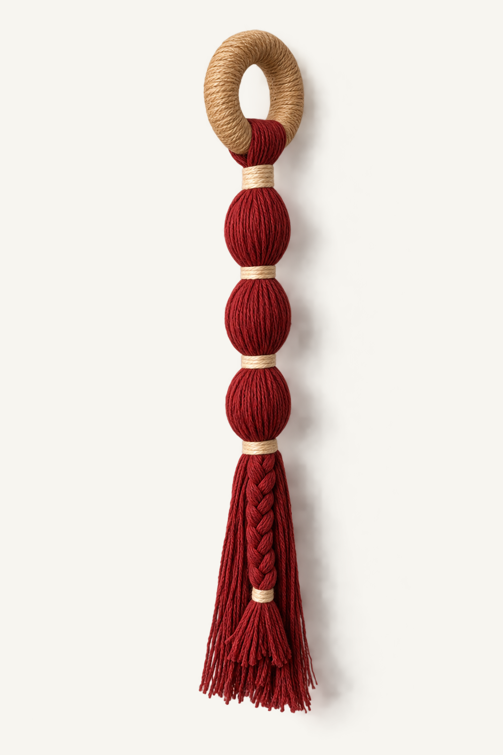 Knotted Cotton Wall Hanging, view 3