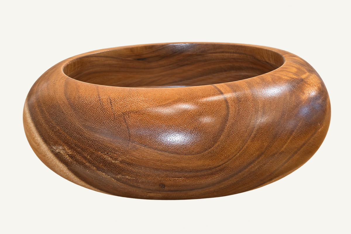 Suar Wood Decorative Bowl, view 3