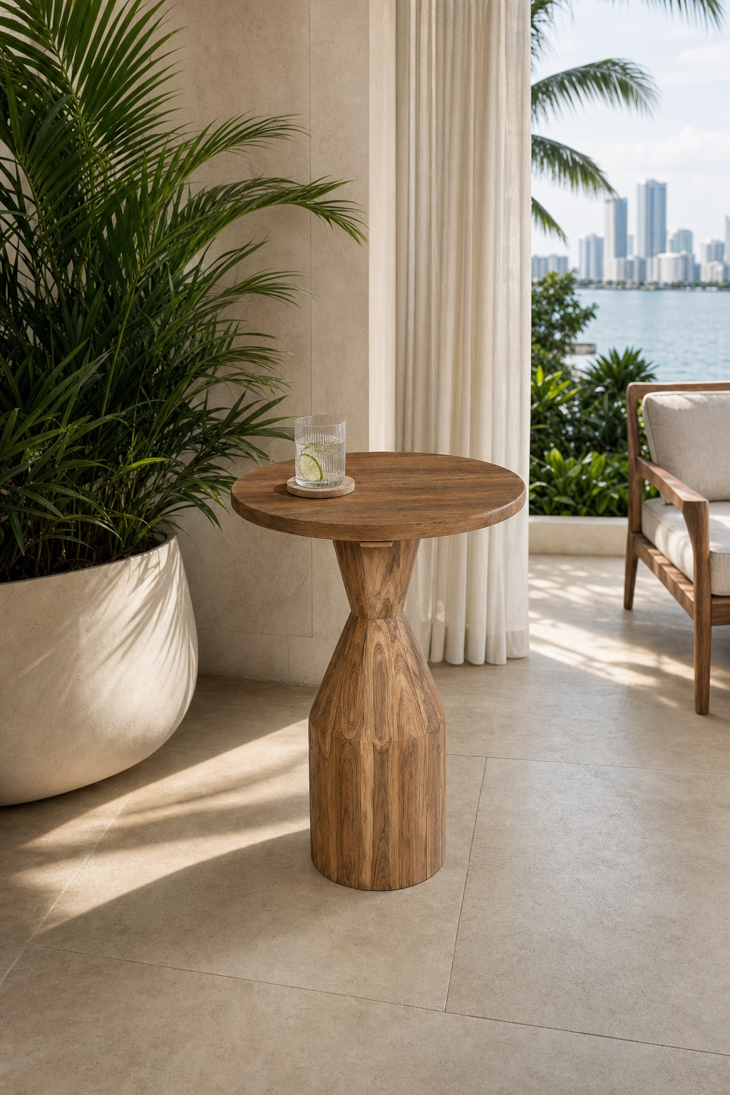 Rihanna Bar Table styled in an interior