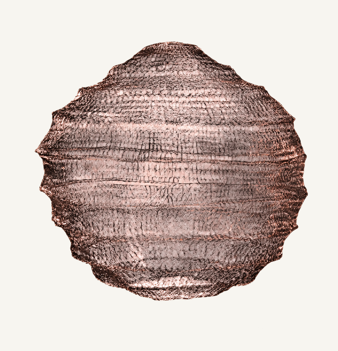 Ripple Orb Lampshades, front view