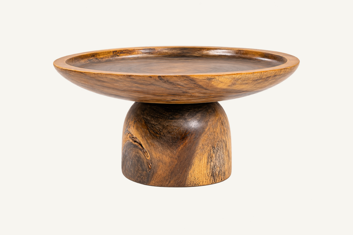 Round Suar Coffee Tables, alternate view