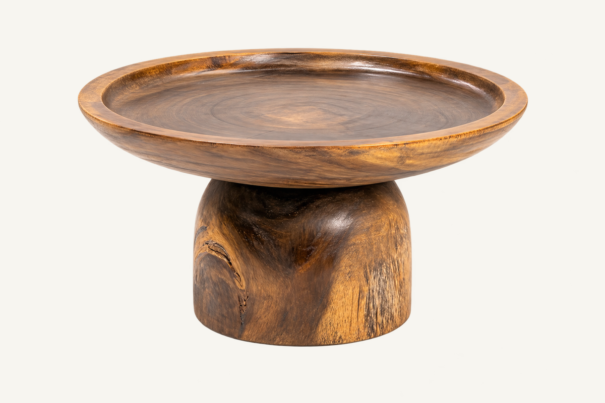 Round Suar Coffee Tables, view 3