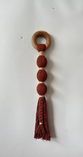 Red Cotton Wall Hanging - Cabana Miami