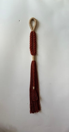 Burgundy Cotton Wall Hanging - Cabana Miami