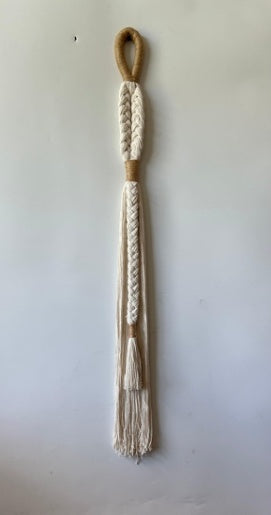 White Shell & Cotton Wall Hanging - Cabana Miami