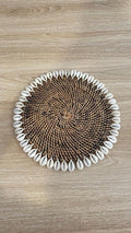 Dark Natural Rattan Placemat - Cabana Miami