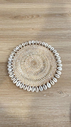 Ivory Rattan Placemat - Cabana Miami