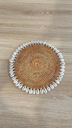 Natural Rattan Coaster - Cabana Miami