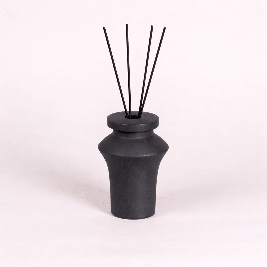 Decorative stone-inspired diffusers for bathroom and shelf styling