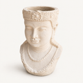 Sandstone Buddha Head Planter alternate front view