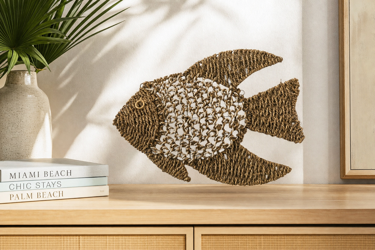 Seagrass Fish Wall Sculpture: image 2