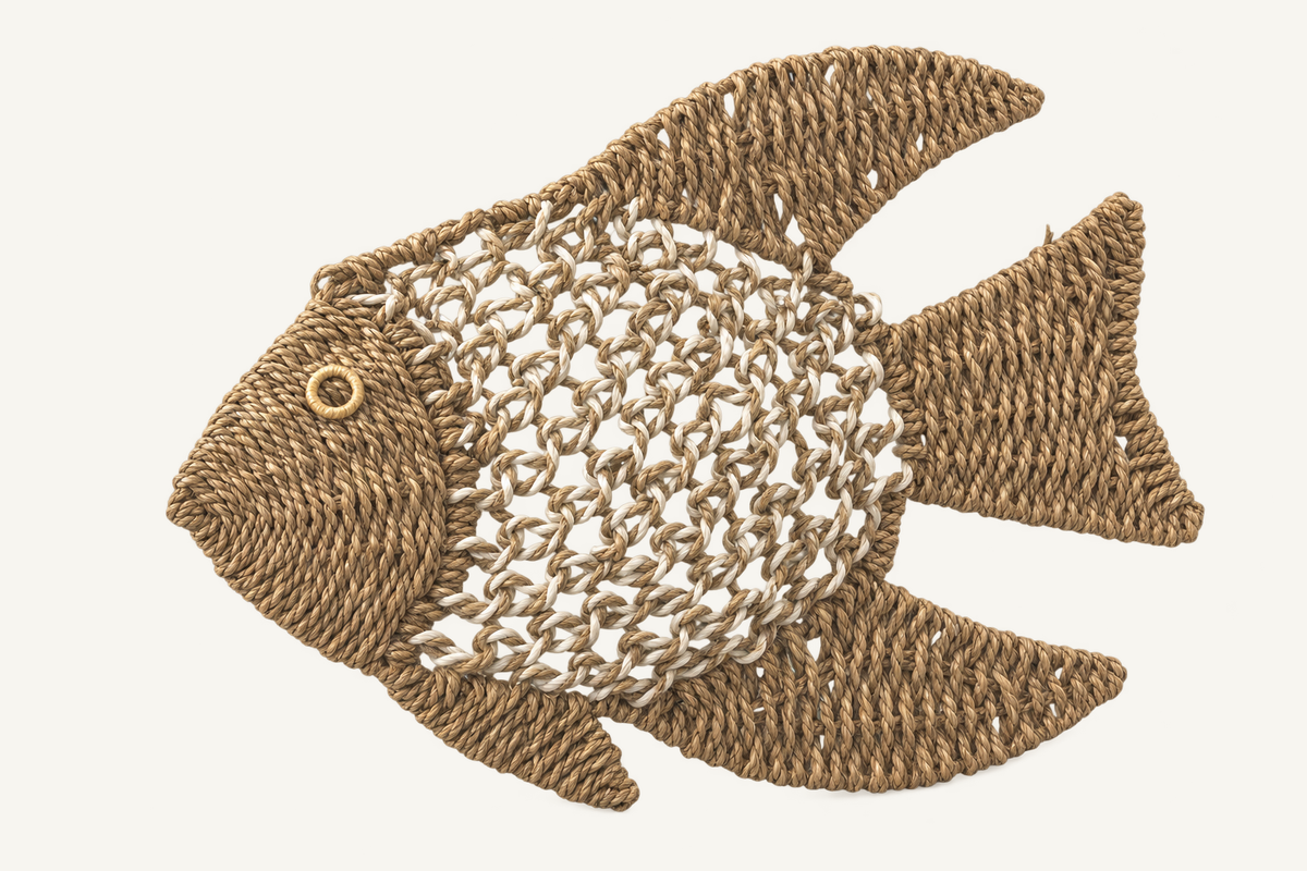 Seagrass Fish Wall Sculpture: image 4