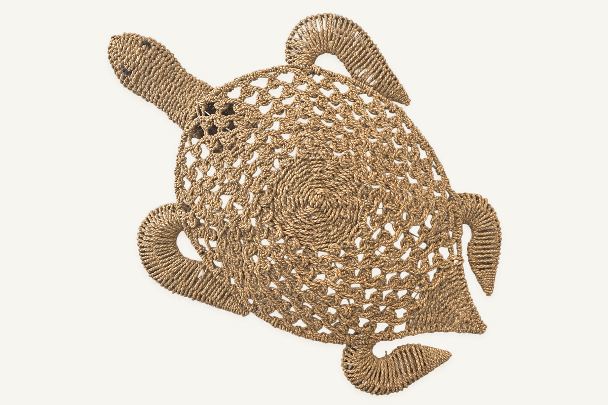 Seagrass Turtle Wall Sculpture: image 1