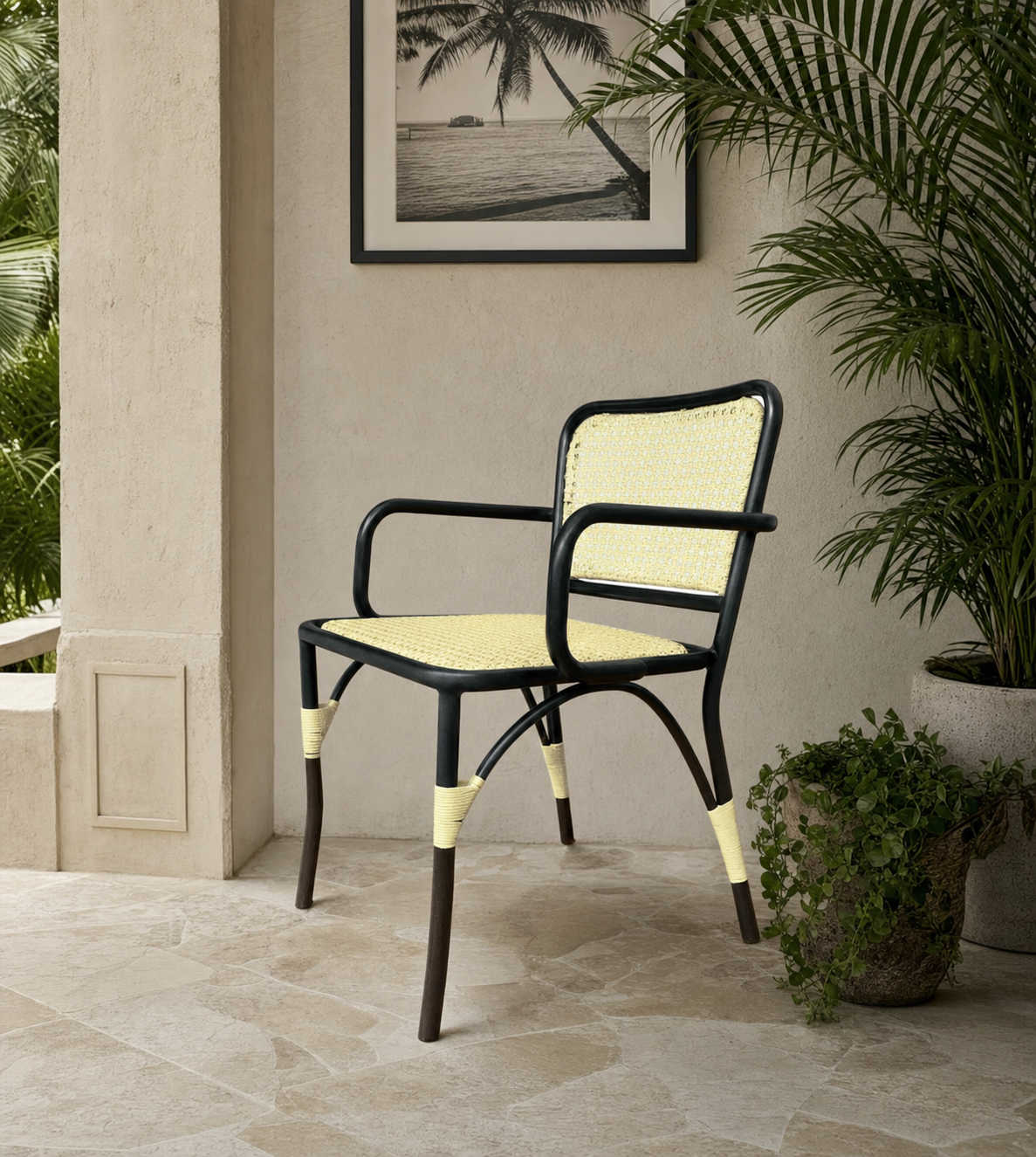 Siena Bistro Chair styled in an interior