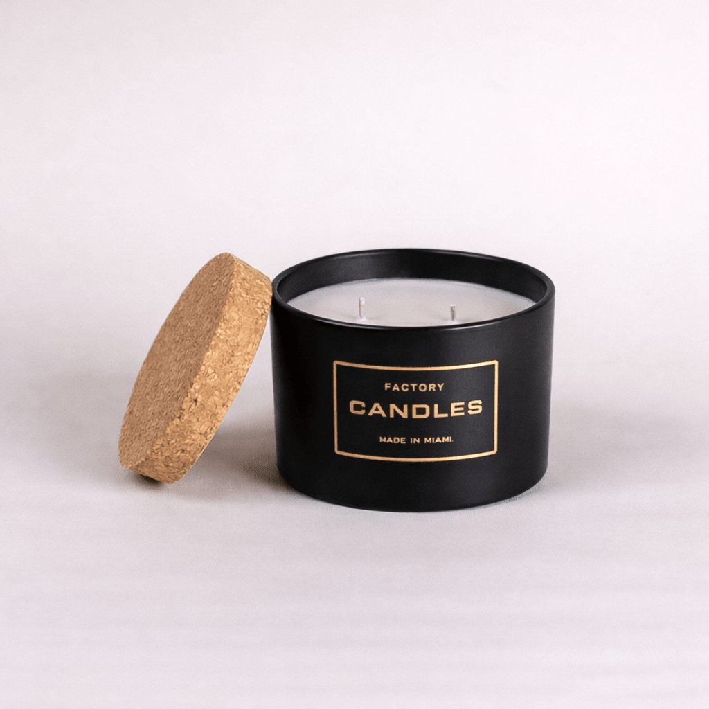 Black Marvin Candles handcrafted decorative candles by Cabana Miami
