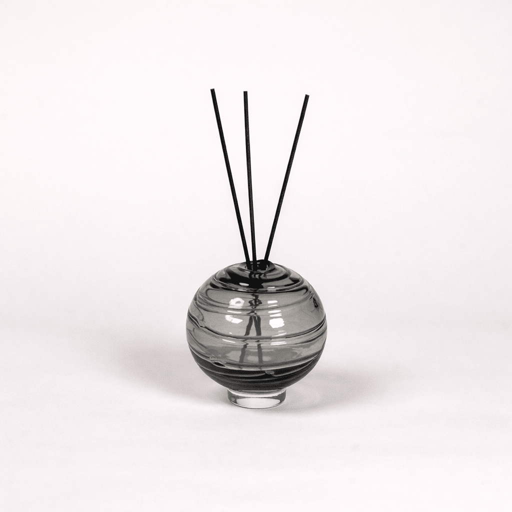 Elegant spiral glass diffusers for home fragrance styling