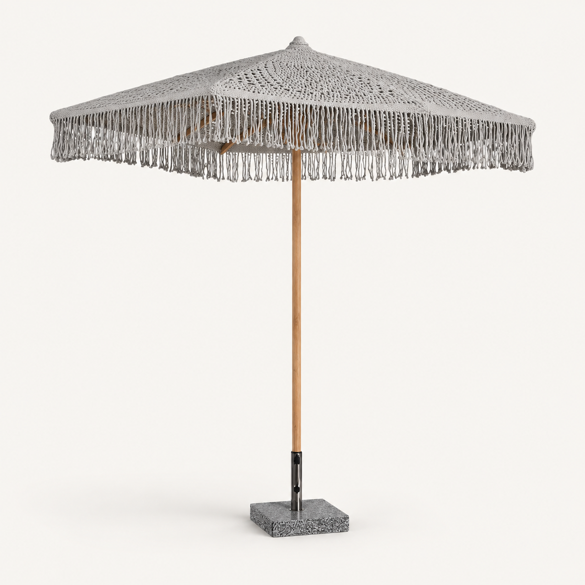 Soleil Macramé Umbrella – Misty Cove: image 4