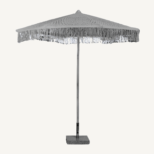 Soleil Macramé Umbrella – Misty Cove: image 2