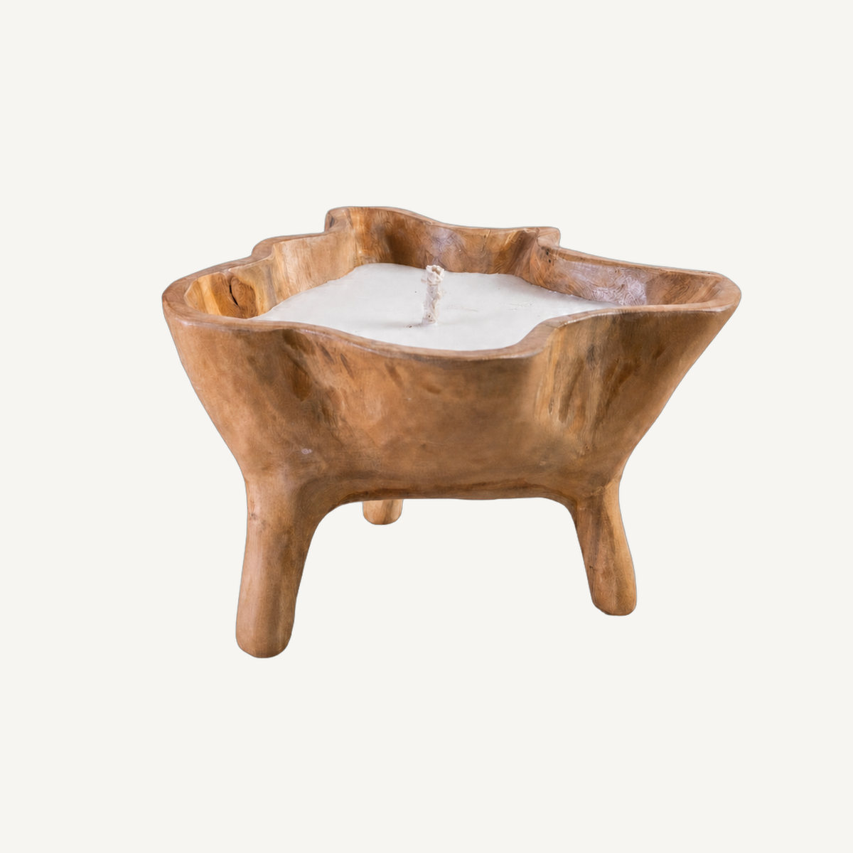 standing candle main on Cabana off-white background