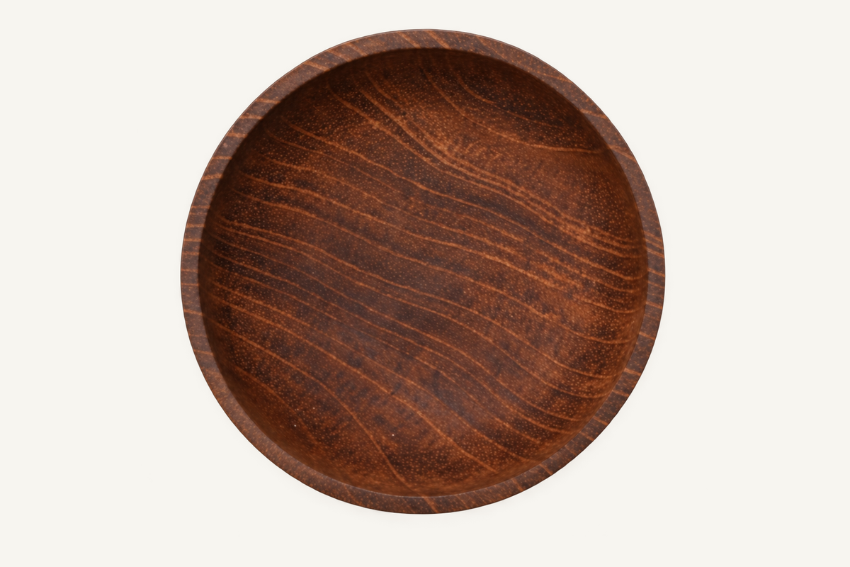 Stonewave Teak Sauce Bowl, alternate view