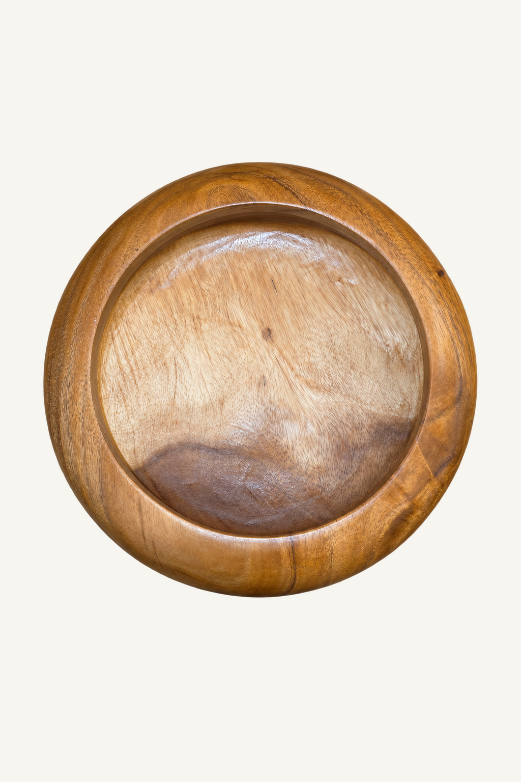 Suar Wood Decorative Bowl, alternate view