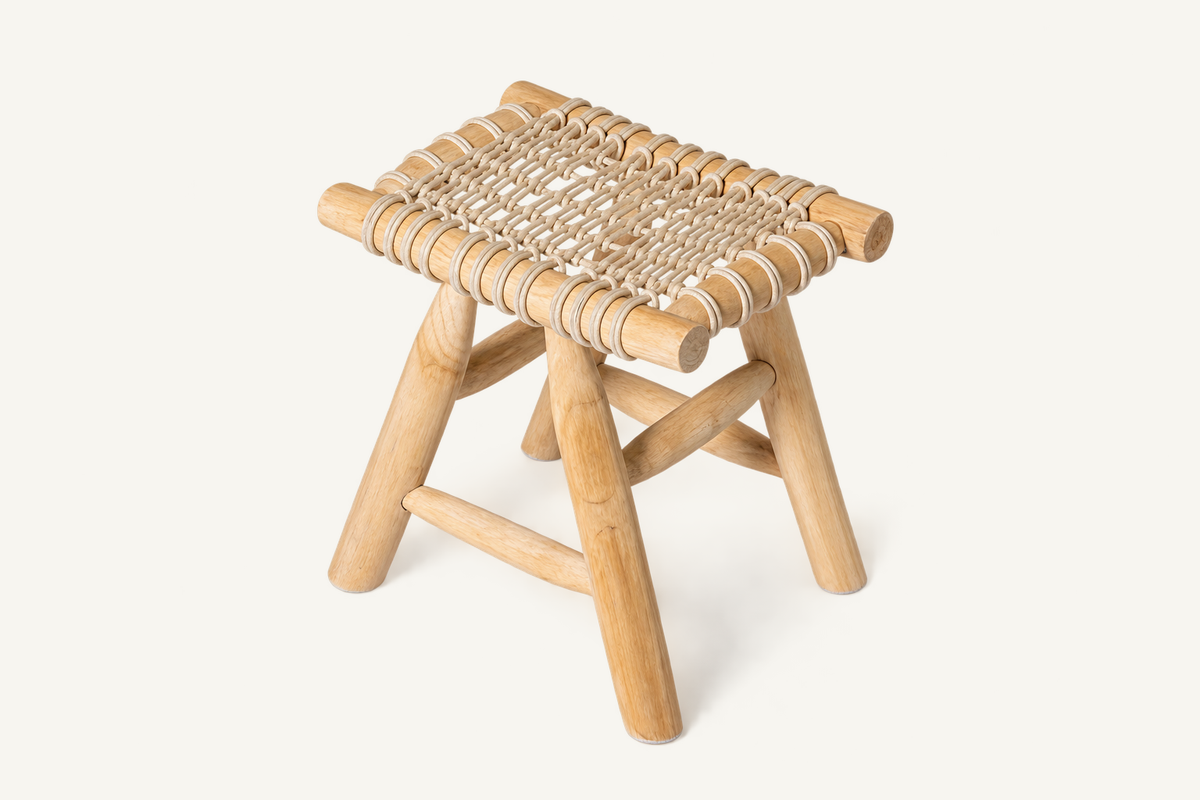 Sunline Woven Stool, front view