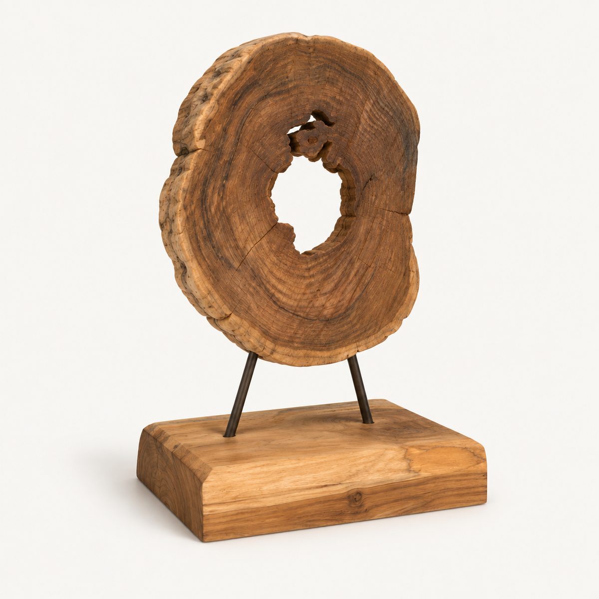 Teak Driftwood Totem Sculpture: image 4