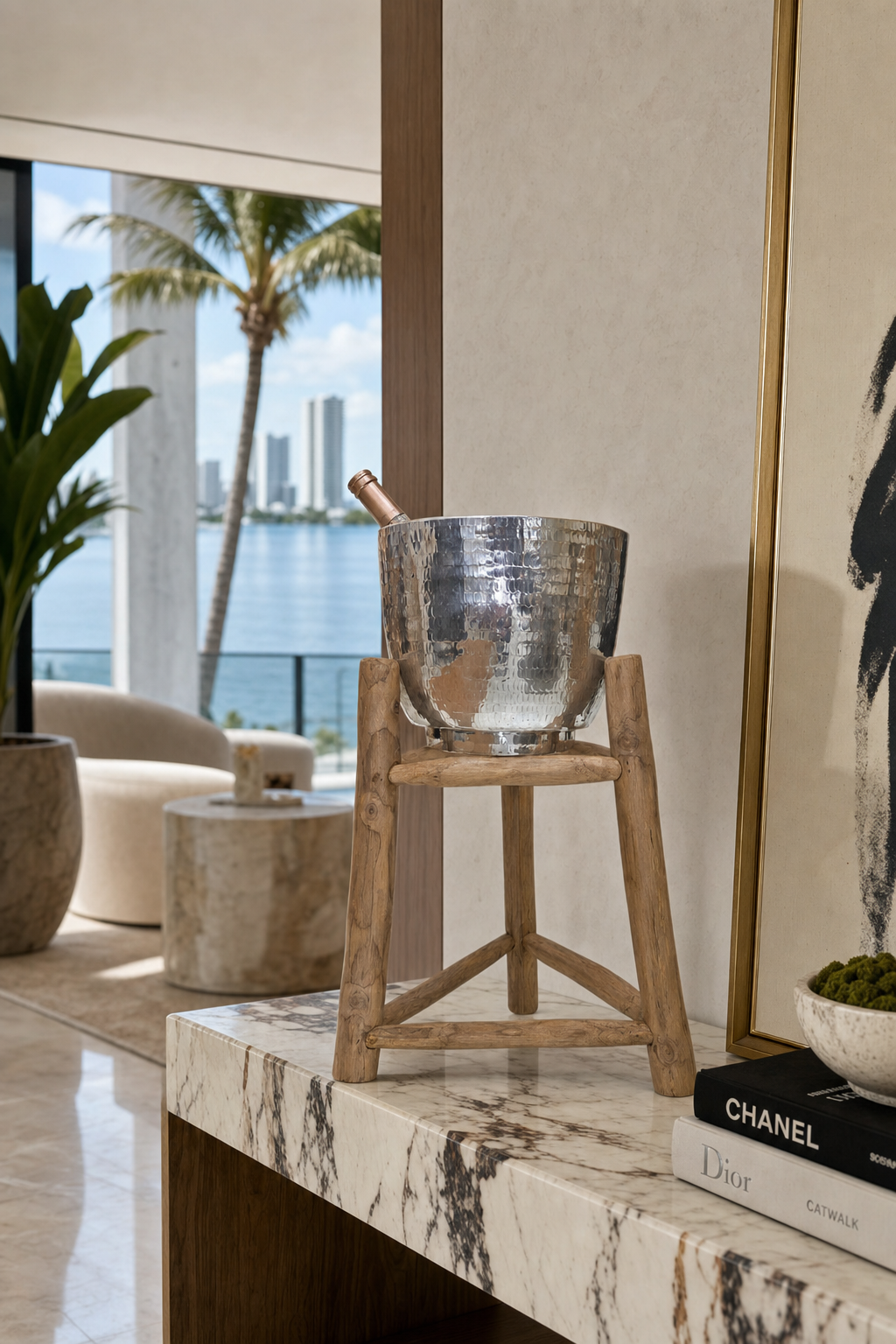 Teak Ice Bucket: image 2