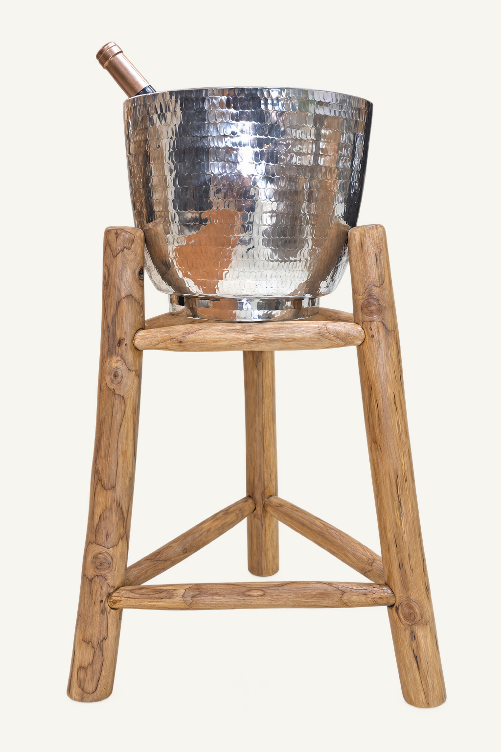 Teak Ice Bucket: image 1