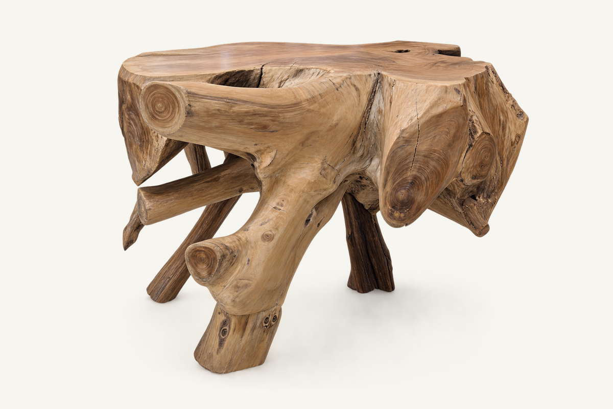 Teak Root Round Table, alternate view