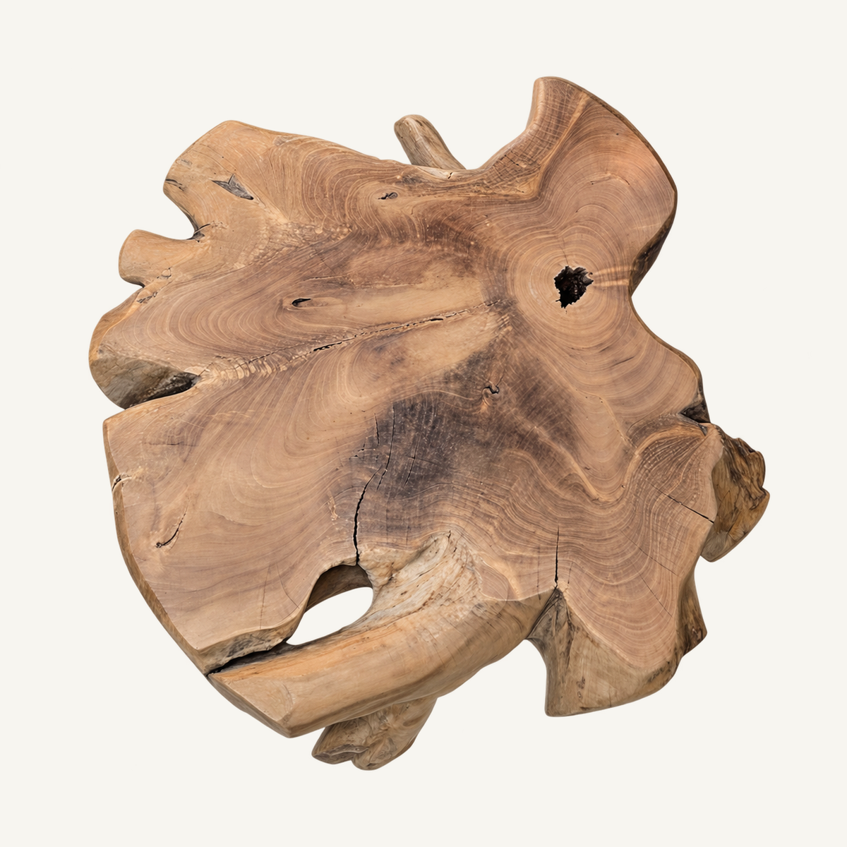 Teak Root Round Table, view 3