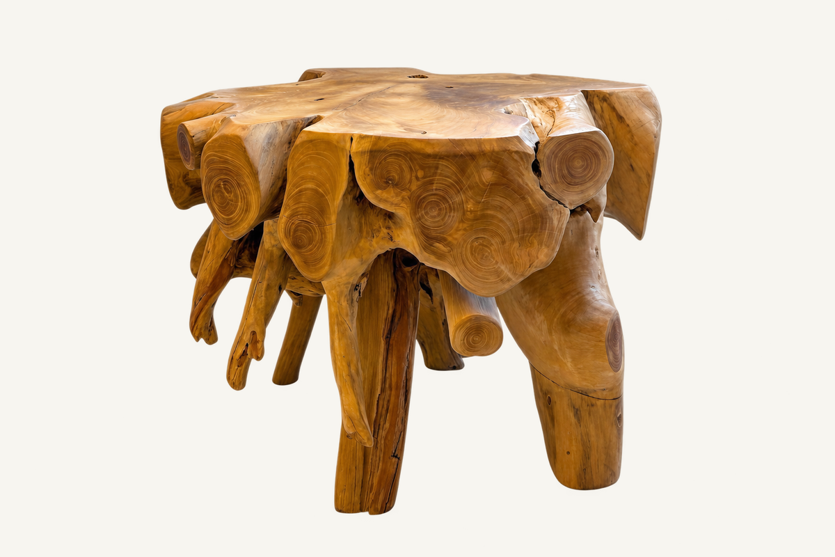 Teak Root Side Table: image 1
