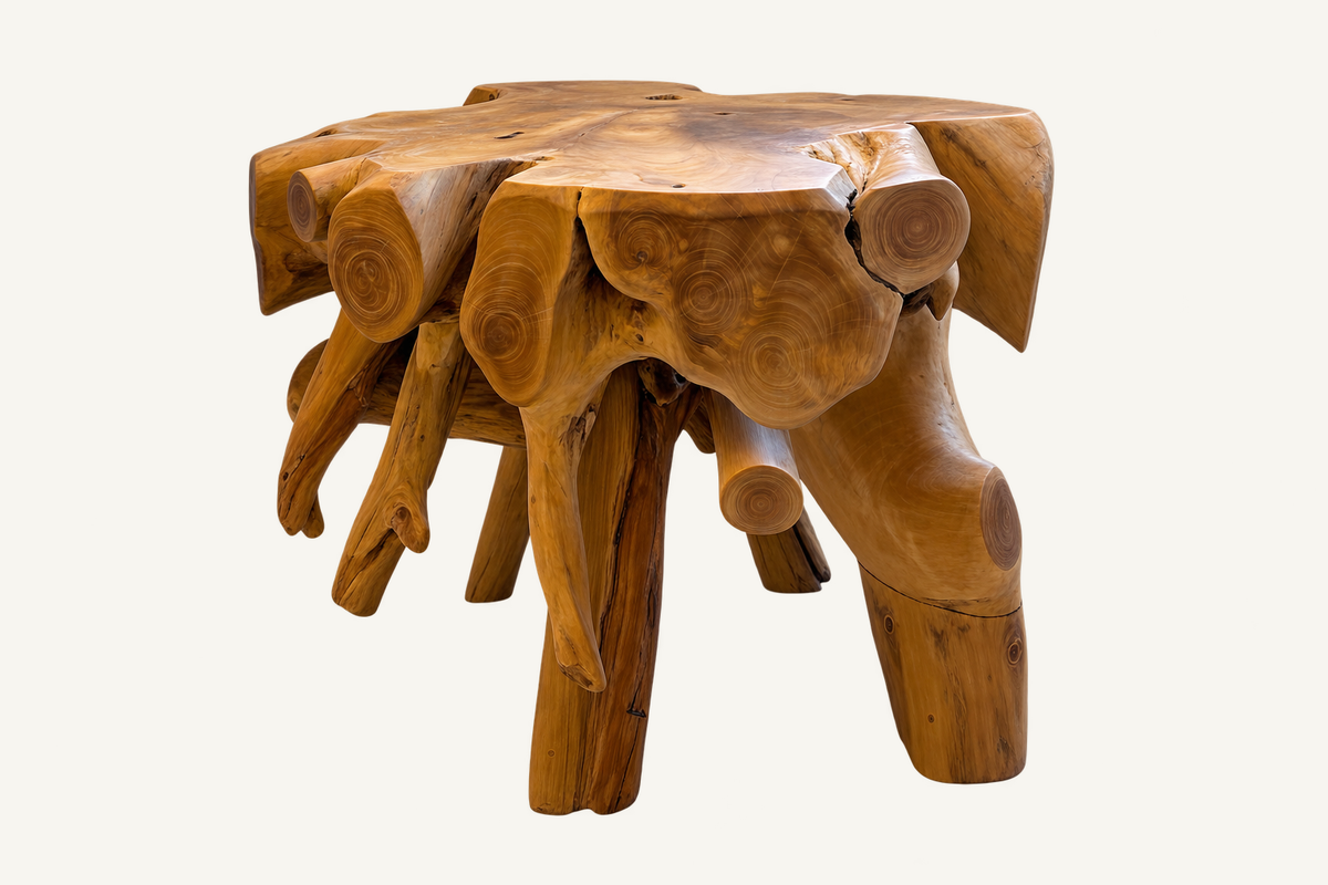 Teak Root Side Table: image 2