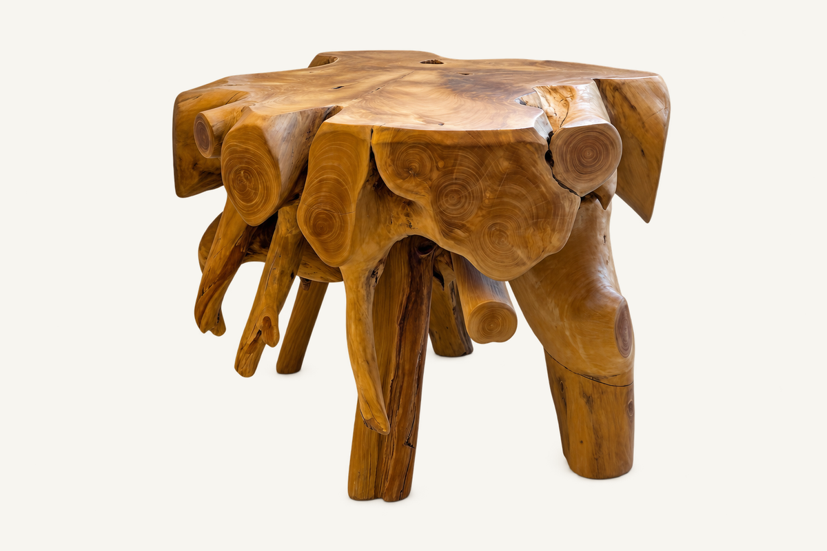 Teak Root Side Table: image 3