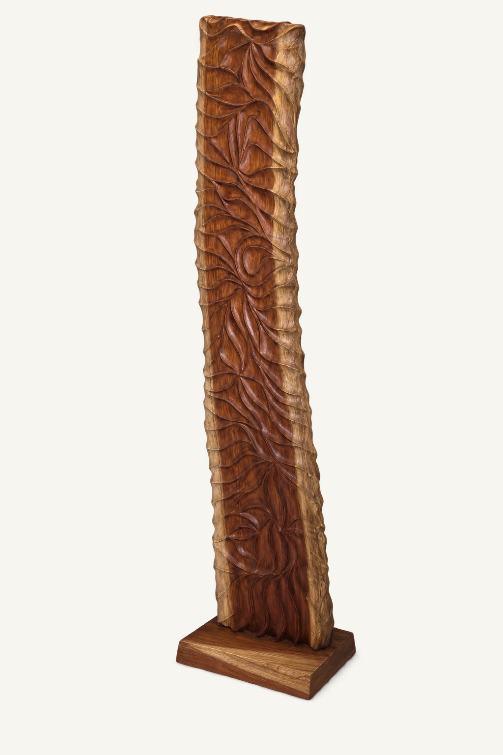 Teak Totem Stand, view 3