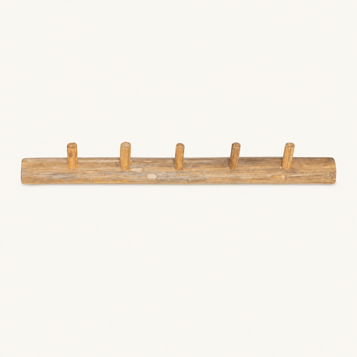Teak Wall Coat Hooks, alternate view
