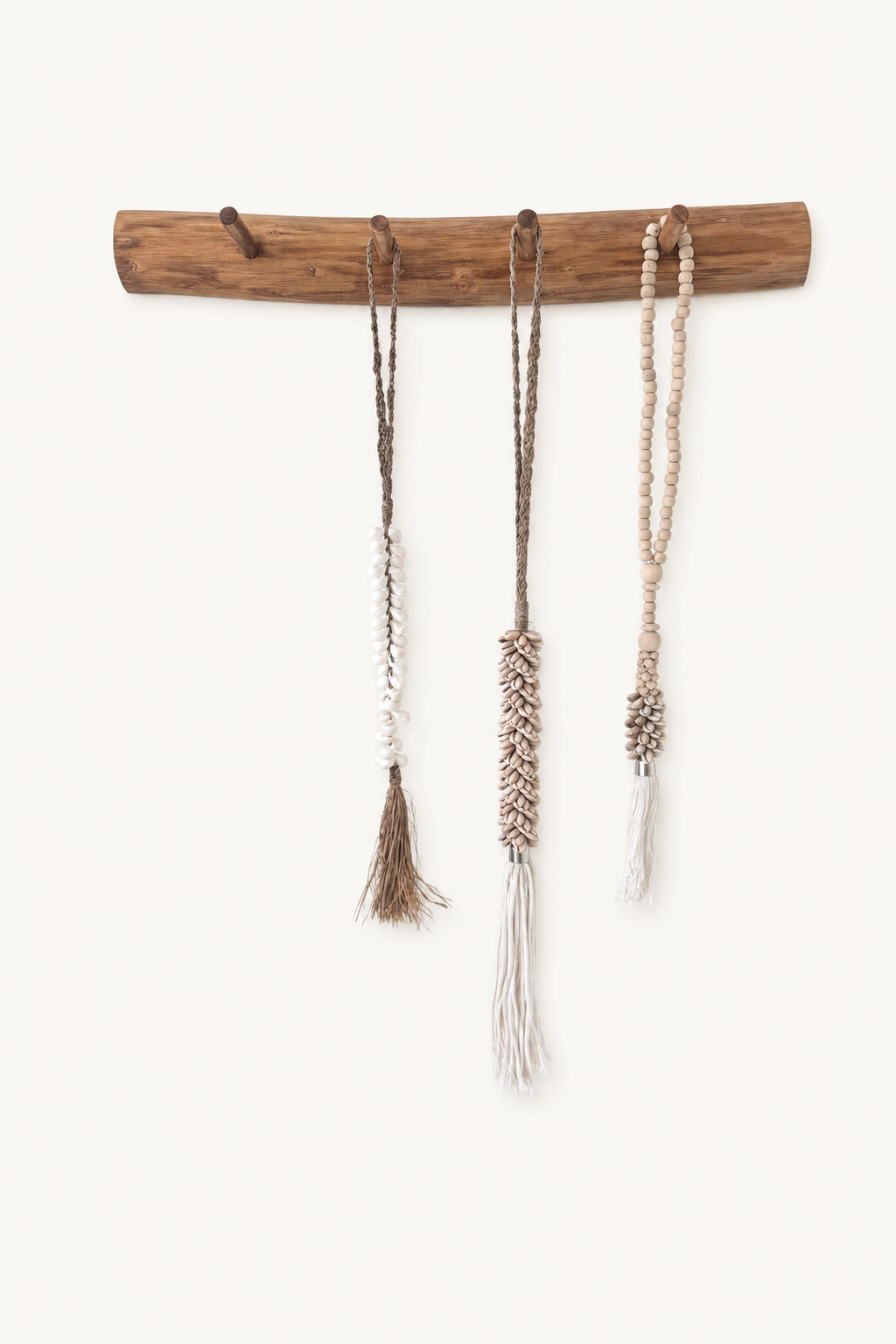 Teak Wall Coat Hooks, view 3