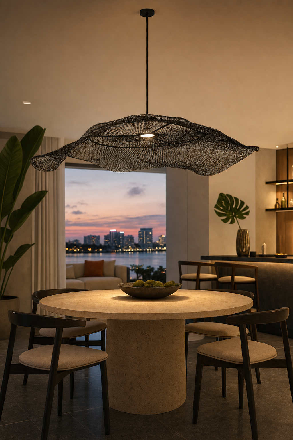 Wave Wire Lampshades: image 1