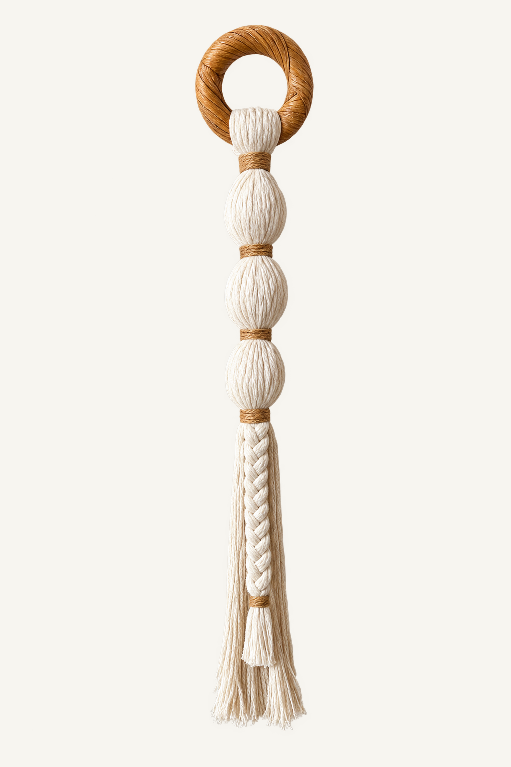 Knotted Cotton Wall Hanging, view 9