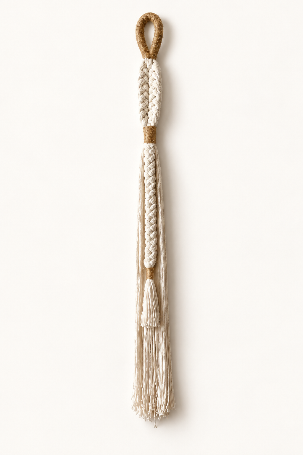 White Shell and Cotton Wall Hanging, catalog angle
